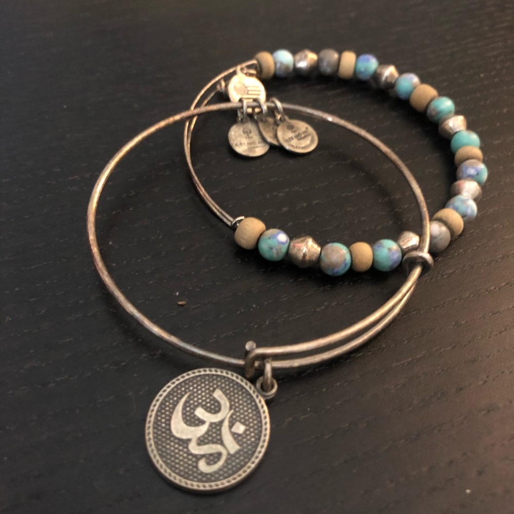 Alex and Ani Bracelet Set